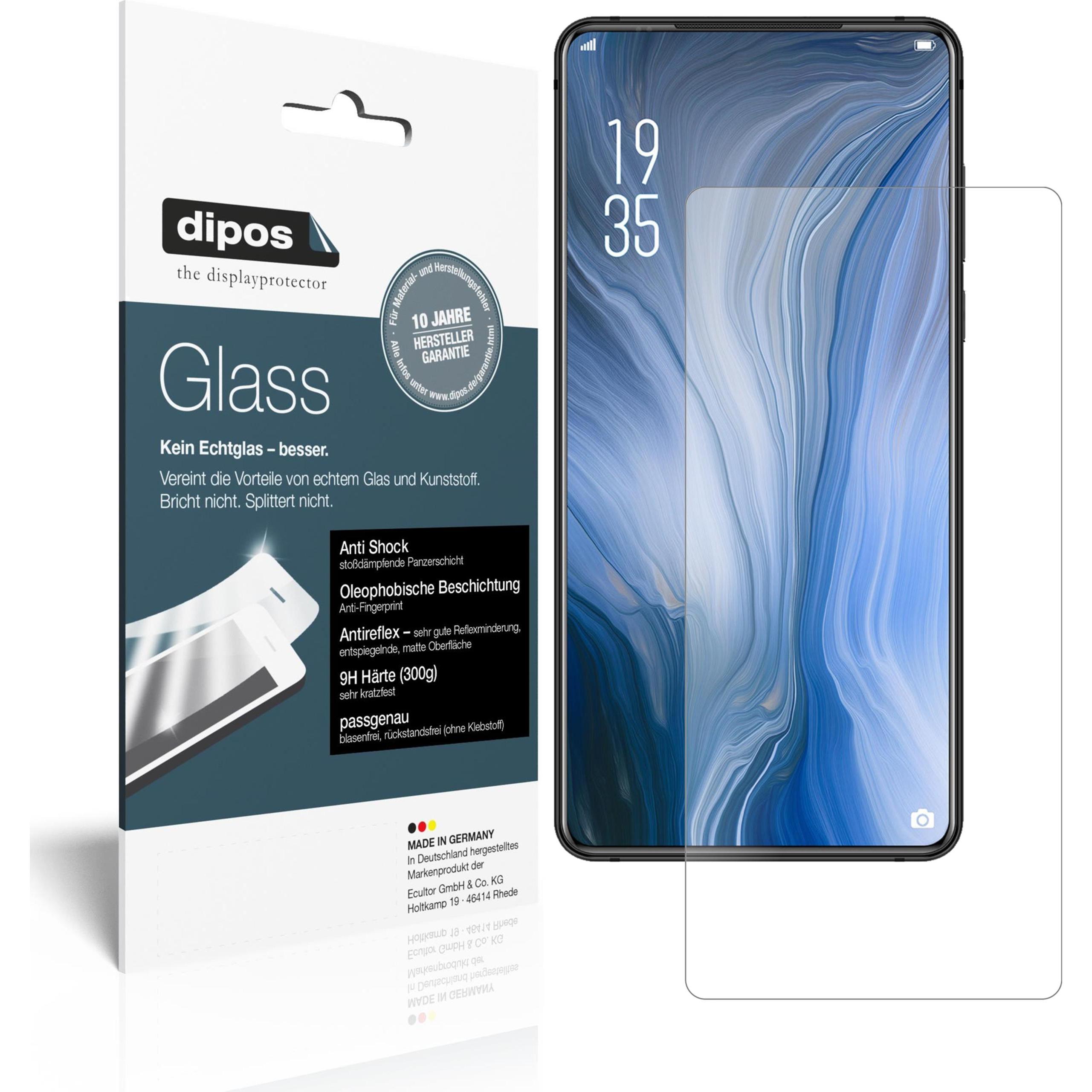Dipos Displayschutz Anti-Shock (1 Stück, BQ Aquaris U2), Smartphone Schutzfolie, Transparent