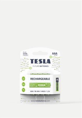 Produktbild Tesla Baterrie AAA Rechargeable+ HR03 800 mAh (4 vnt) (4 Stk., AAA, 800 mAh)