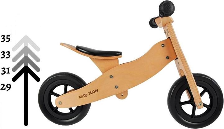 Actual product image Mally 2in1 balance bike (9")