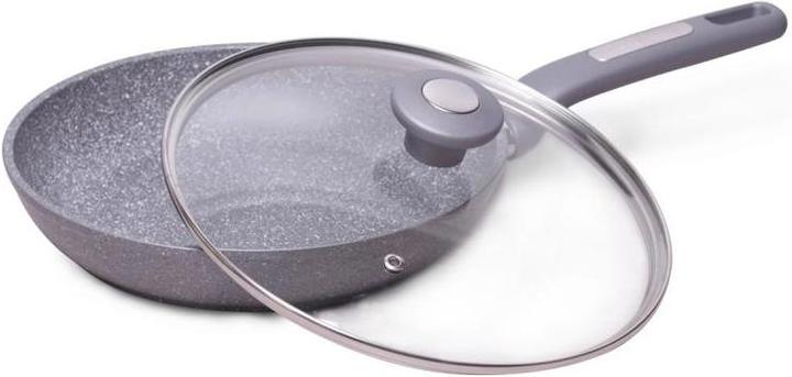 Immagine prodotto Kamille KM 4271GR Padella alla camomilla con coperchio (Padella per friggere, Alluminio)