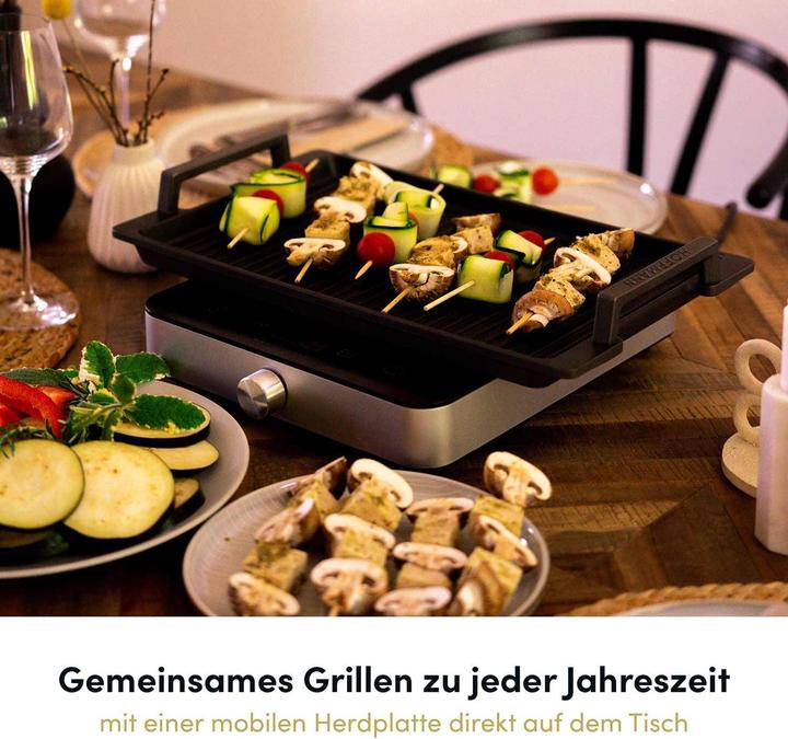 Produktbild Hoffmann Teppanyaki Grillplatte mit Seitengriffen