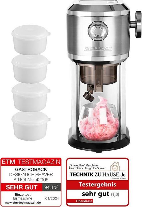 Actual product image Gastroback 91552 Accessory for 42905 Set of 4 Ice Modules With Lid