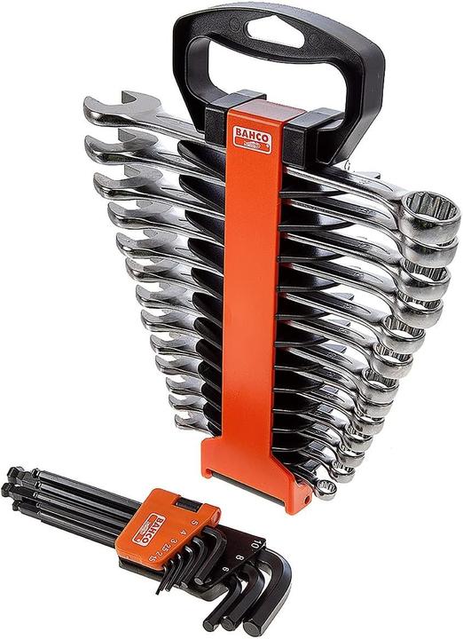 Produktbild Bahco 1/4"- und 1/2"-Steckschlüssel-Satz inlukusive Ring-Maulschlüsseln - 103-teilig