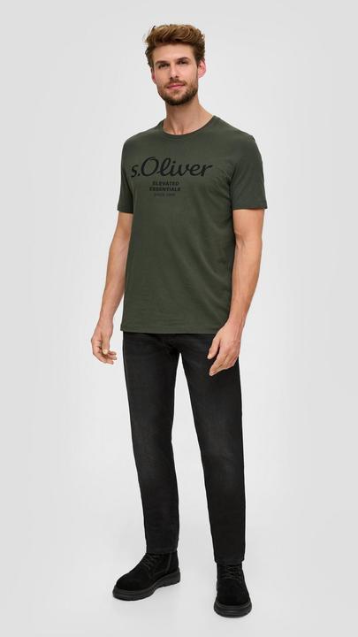 Actual product image S.Oliver T-Shirt Casual Bequem sitzend Logo T-Shirt (3XL)