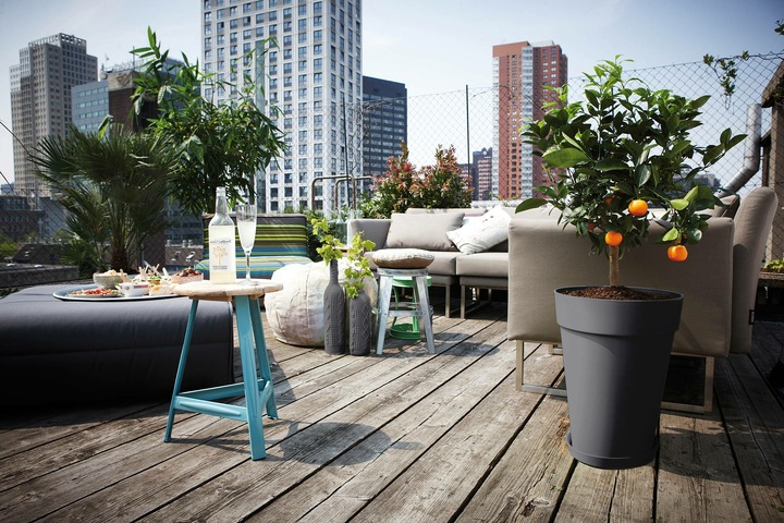 Actual product image Elho Loft Urban Coaster Round