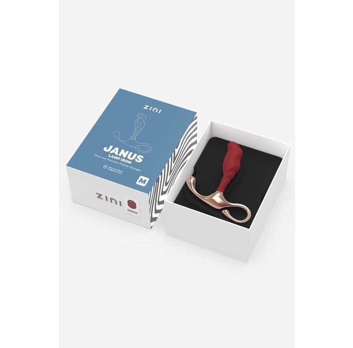 Actual product image Zini Janus Lamp Iron, Three Way Precision Prostate Massager (Medium)