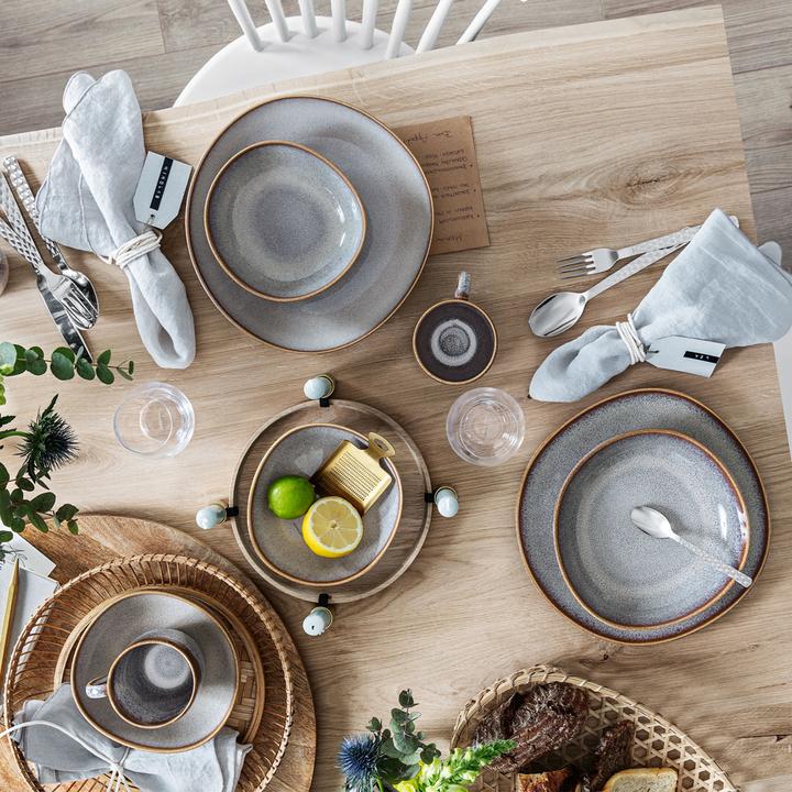 Actual product image Villeroy & Boch Dinner plate Lave 6 pieces, Blue (6 x, 28 cm)