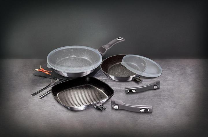 Produktbild BerlingerHaus 3 Pans set (24 cm, Pfannenset + Topfset, Aluminiumguss)