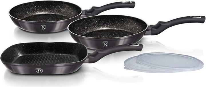 Produktbild BerlingerHaus 3 Pans set (24 cm, Pfannenset + Topfset, Aluminiumguss)