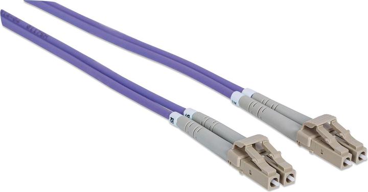 Produktbild Intellinet LWL Anschlusskabel LC/LC Multimode OM4 (CAT8.2, 3 m)