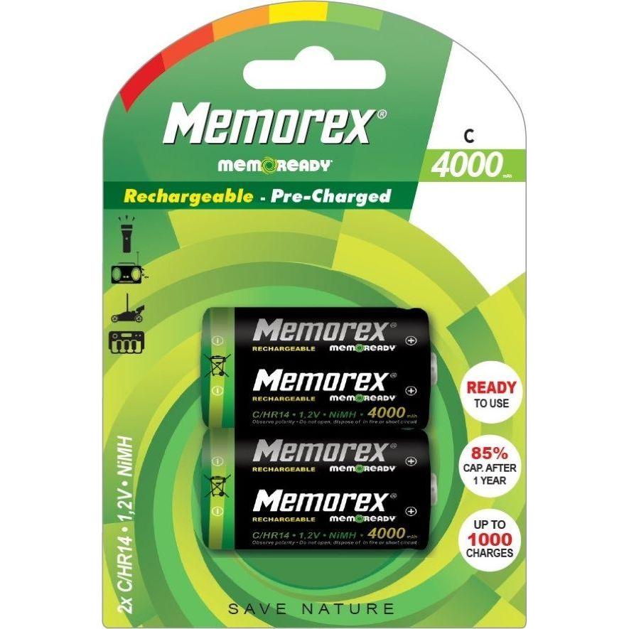 Memorex Battery C (2 Stk., R14, 4000 mAh), Batterien + Akkus