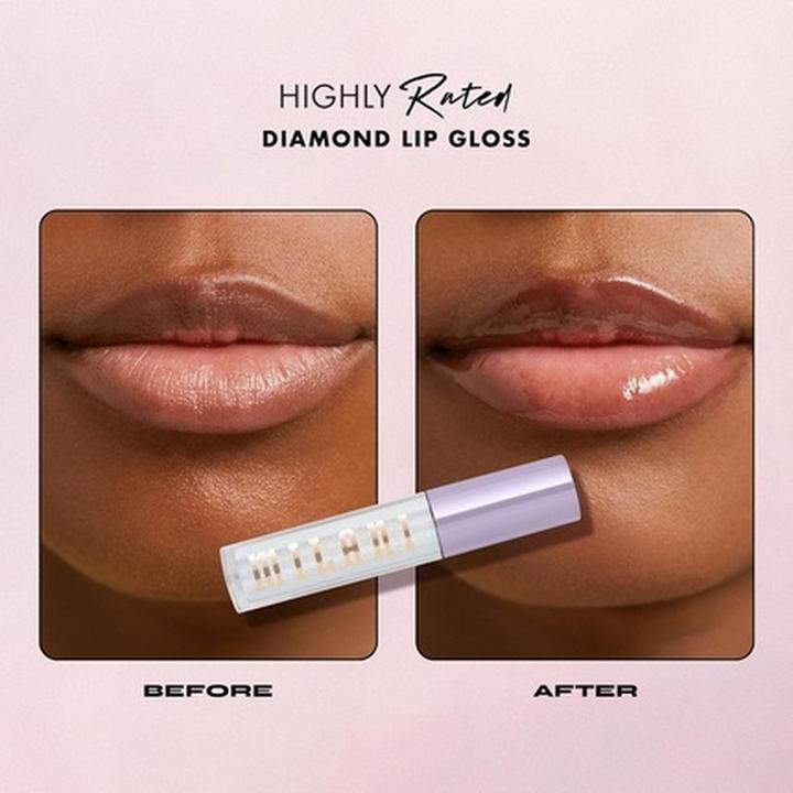Actual product image Milani Highly Rated Diamond Lip Gloss