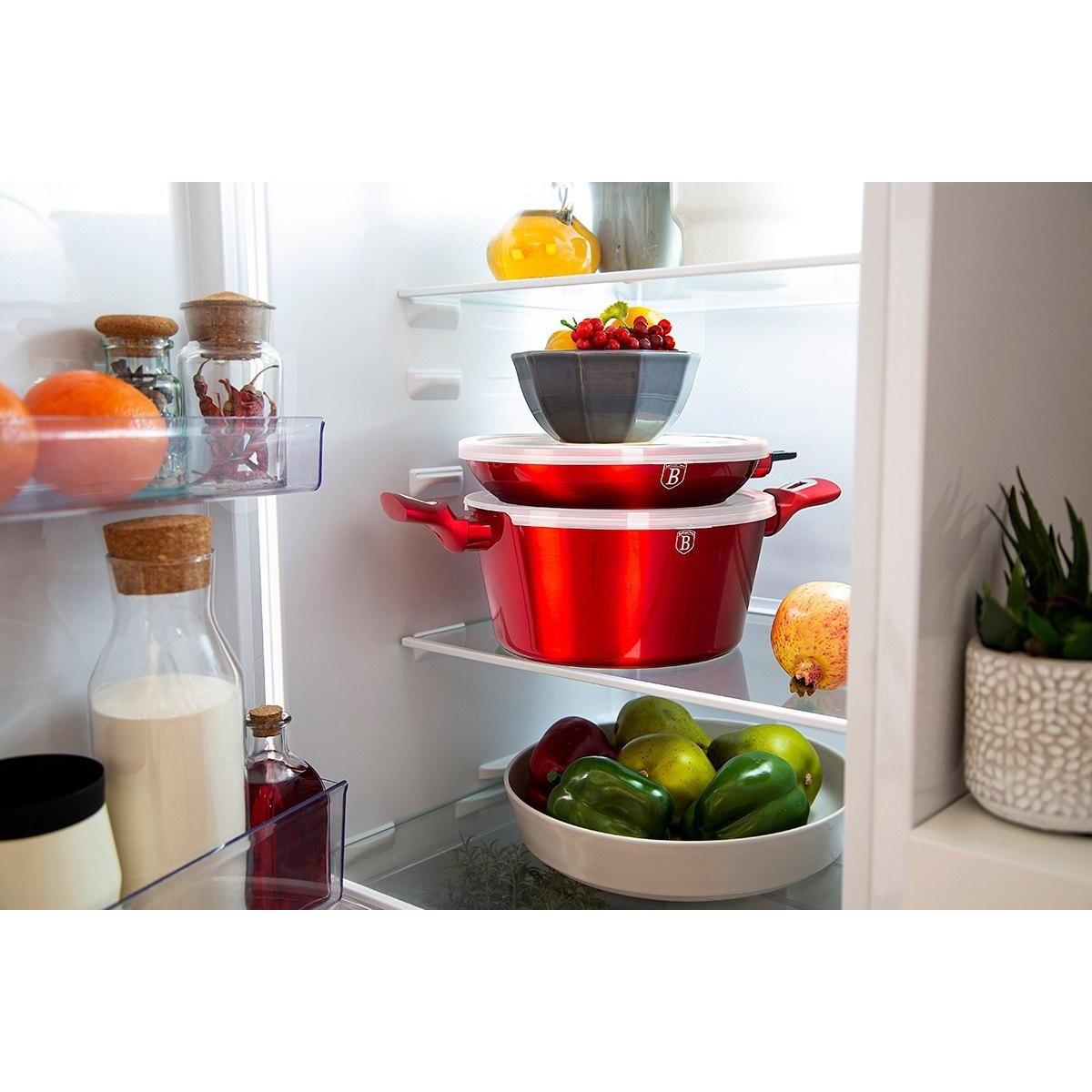 Thumbnail - BerlingerHaus POT AND BAKER SET BH-7057, Pfanne + Kochtopf, Rot