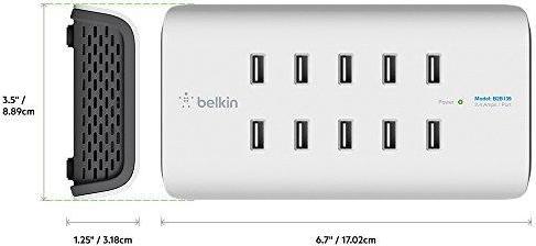 Produktbild Belkin 10-Port 2.4A USB Charger (120 W, 10 Ports)
