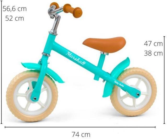 Produktbild Mally Balance bike Milly Marshall, mint (10")