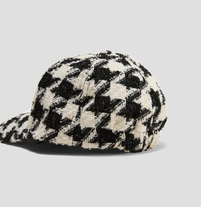 Produktbild S.Oliver Hut Kappe mit Hahnentrittmuster