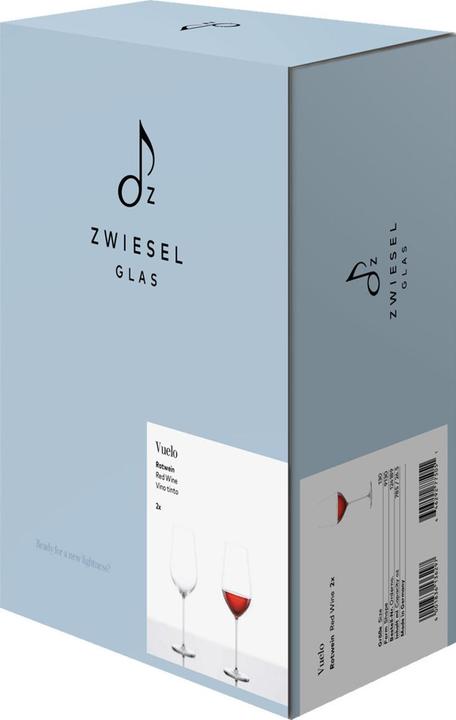 Produktbild Zwiesel Rotweinglas Vuelo 130 2 Stück (78.50 cl, 2 Gläser, Rotweingläser)