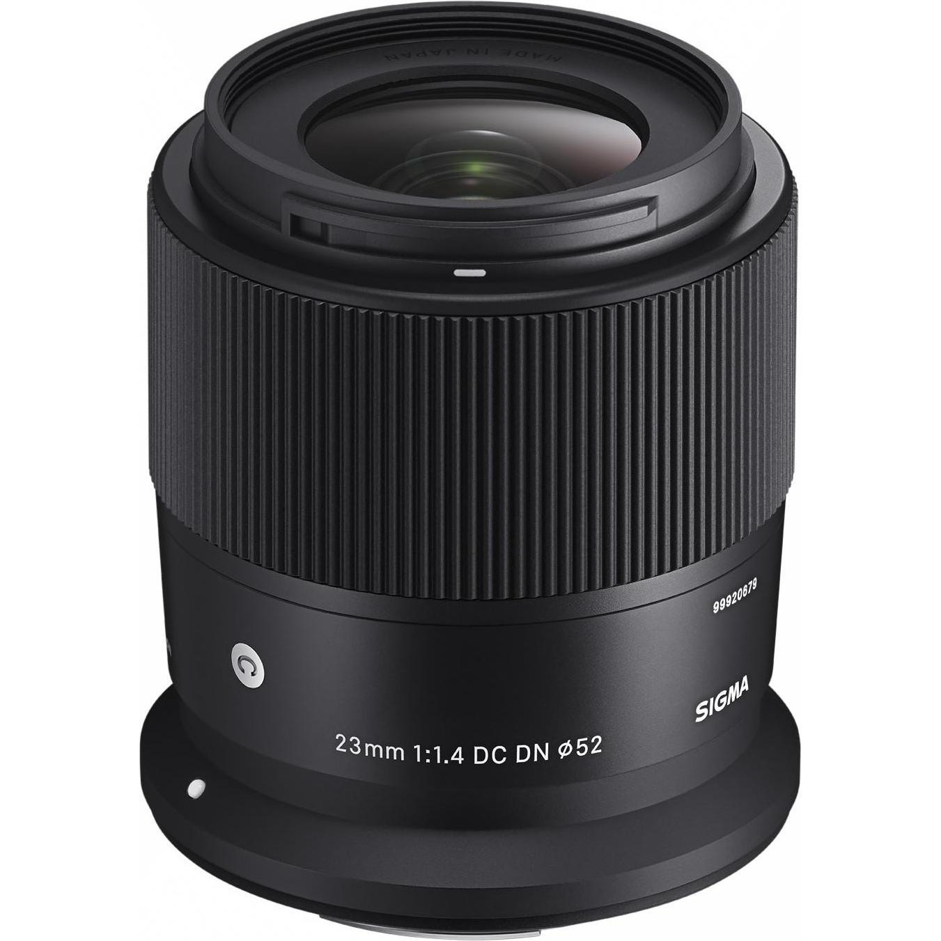 Sigma 23mm F1,4 DC DN Contemporary Canon RF (Canon RF, APS-C / DX), Objektiv, Schwarz