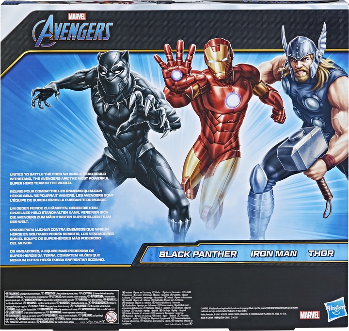 Image du produit Hasbro Black Panther Iron Man Thor