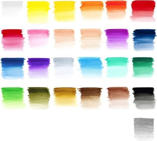 Actual product image Winsor & Newton Color Pencil Wallet Set (24x)
