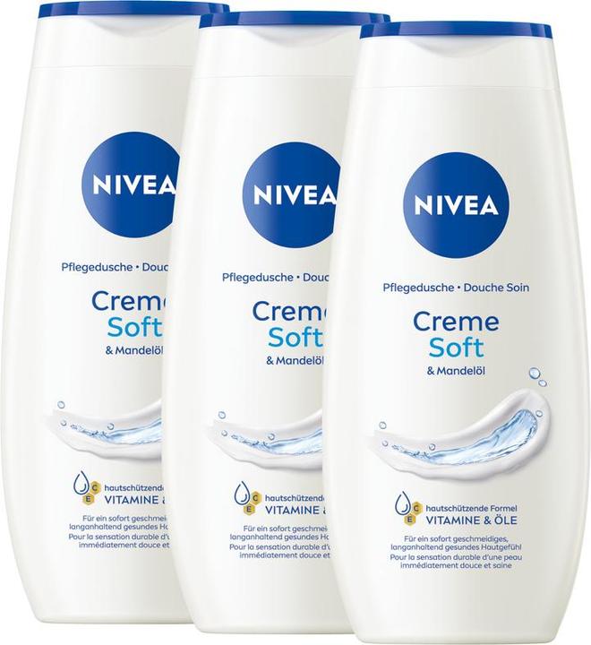 Produktbild NIVEA Pflegedusche Creme Soft Trio (750 ml)