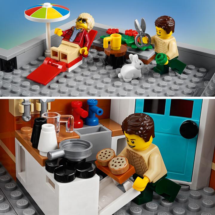 Produktbild LEGO Eckgarage (10264, LEGO Creator Expert)