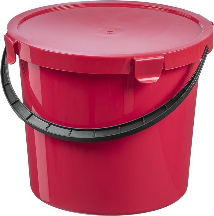 Actual product image Plast team Plough bucket with lid (10 l)