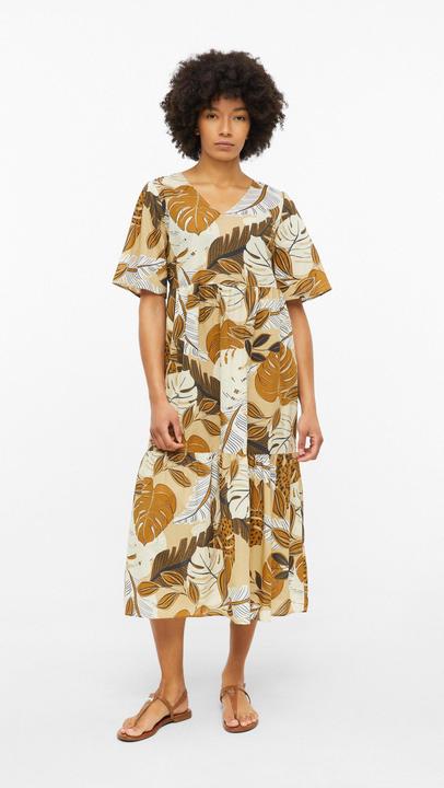 Produktbild s.Oliver Midikleid aus Baumwolle mit Eingrifftaschen (42)