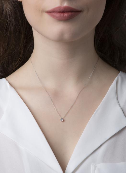 Image du produit Goldberg Diamant Collier 6 griffes 18 ct WG (Or blanc, 42 cm)