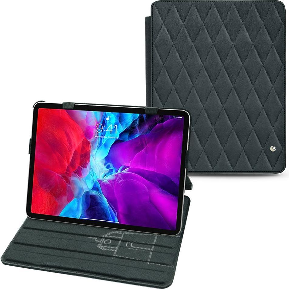 Noreve Lederschutzhülle horizontal (iPad Pro 12.9 2020 (4. Gen)), Tablet Hülle, Blau