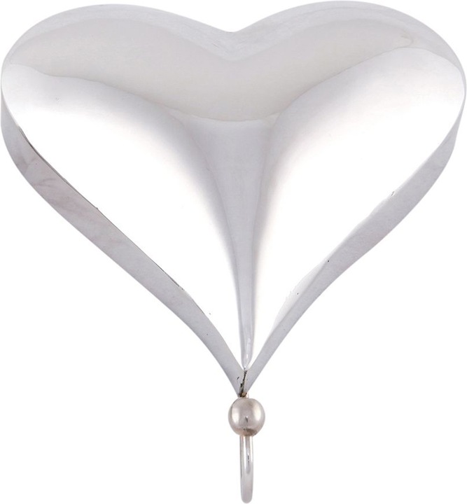 Produktbild Exner Garten und Wohnaccessoires HerzHaken SuArt - Edelstahl - 9x13x3,5 cm