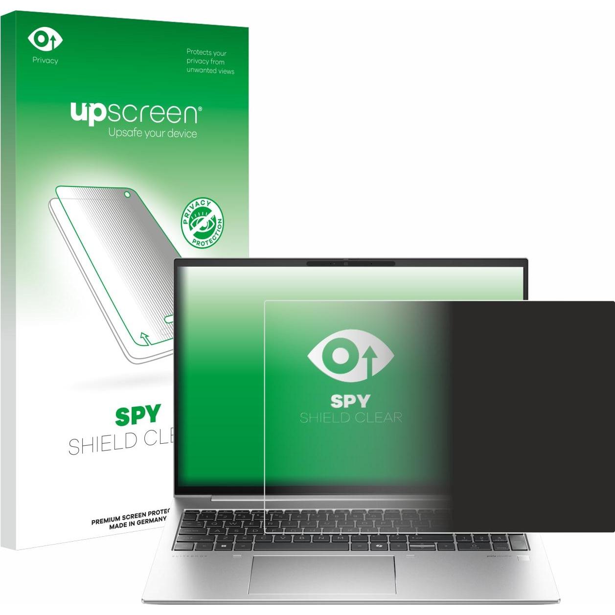 upscreen Spy Shield Blickschutzfolie (35.56", 16 : 10), Notebook Schutzfolie