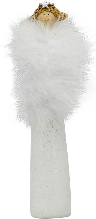 Produktbild Exner Garten und Wohnaccessoires Engel Lilian - weiss - Polyresin - 6,2x3,5x20 cm