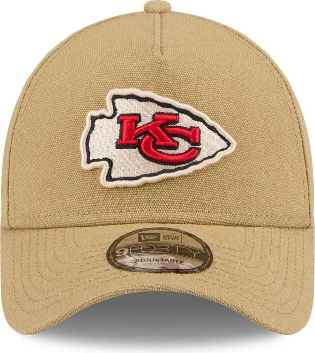 Actual product image New Era A-Frame Trucker Canvas Cap Kansas City Chiefs beige (One size)