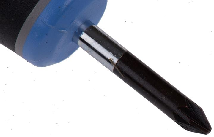 Produktbild Bahco ERGO Pozidriv Schraubendreher mit kurzem Gummigriff, PZ1 x 25 mm (Pozidriv-Kreuzschlitz (PZ))