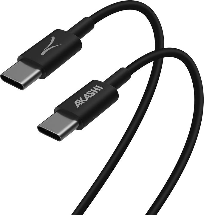 Actual product image Akashi USB-C / USB-C 60W cable (1 m, 60 W)