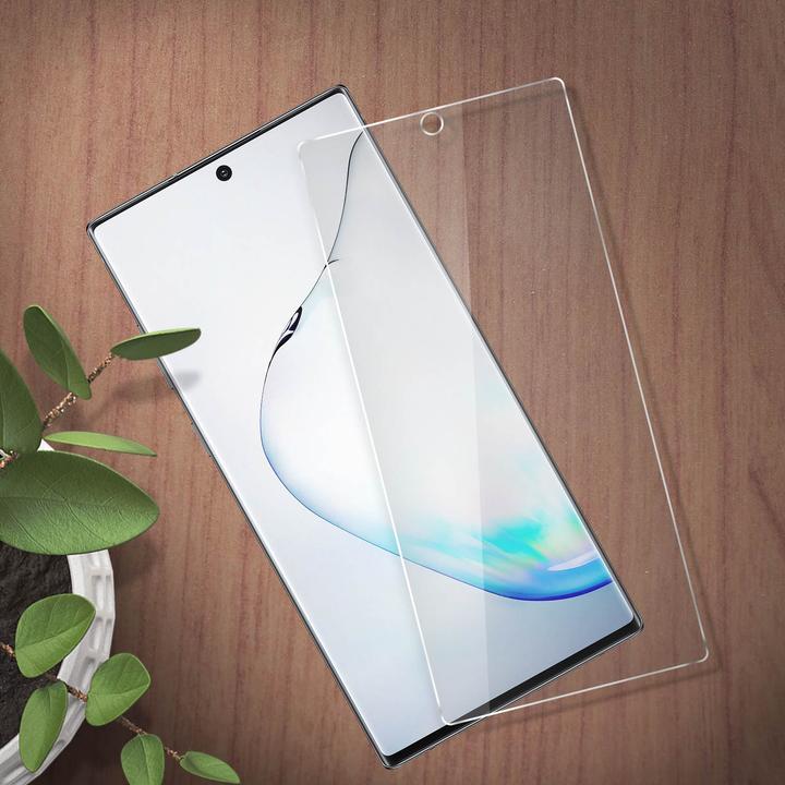 Actual product image Avizar Crystal clear film, glass screen protector (1 Piece, Samsung Galaxy Note 10+)