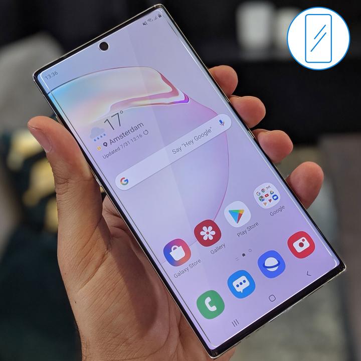 Actual product image Avizar Crystal clear film, glass screen protector (1 Piece, Samsung Galaxy Note 10+)