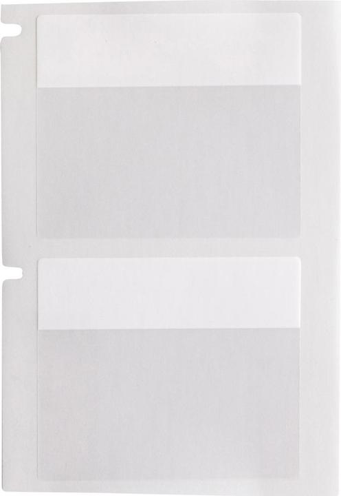 Actual product image Brady M6-88-427, vinyl, self-laminating, white/transparent, matt, 44.45 x 12.70(38.10) mm, for Ka (5.72 cm)