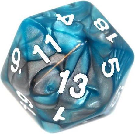 Immagine prodotto Rebel Set di dadi da gioco di ruolo - Due colori - Acciaio e Mėlyna