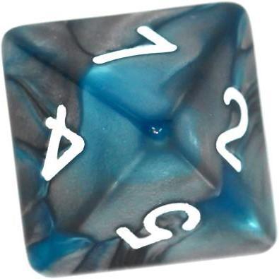 Immagine prodotto Rebel Set di dadi da gioco di ruolo - Due colori - Acciaio e Mėlyna