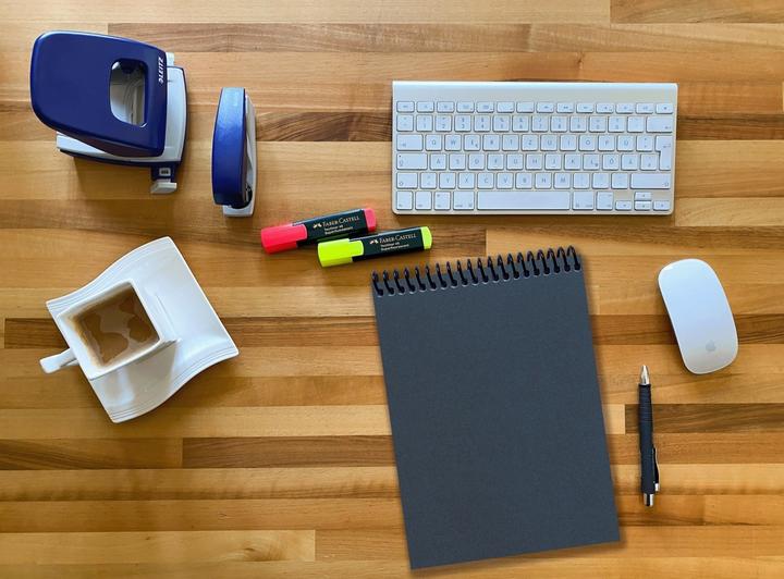 Image du produit A 4 Bloc-notes Luxury 80 pages BLEU NE (A4, A5, A6, Quadrillé)