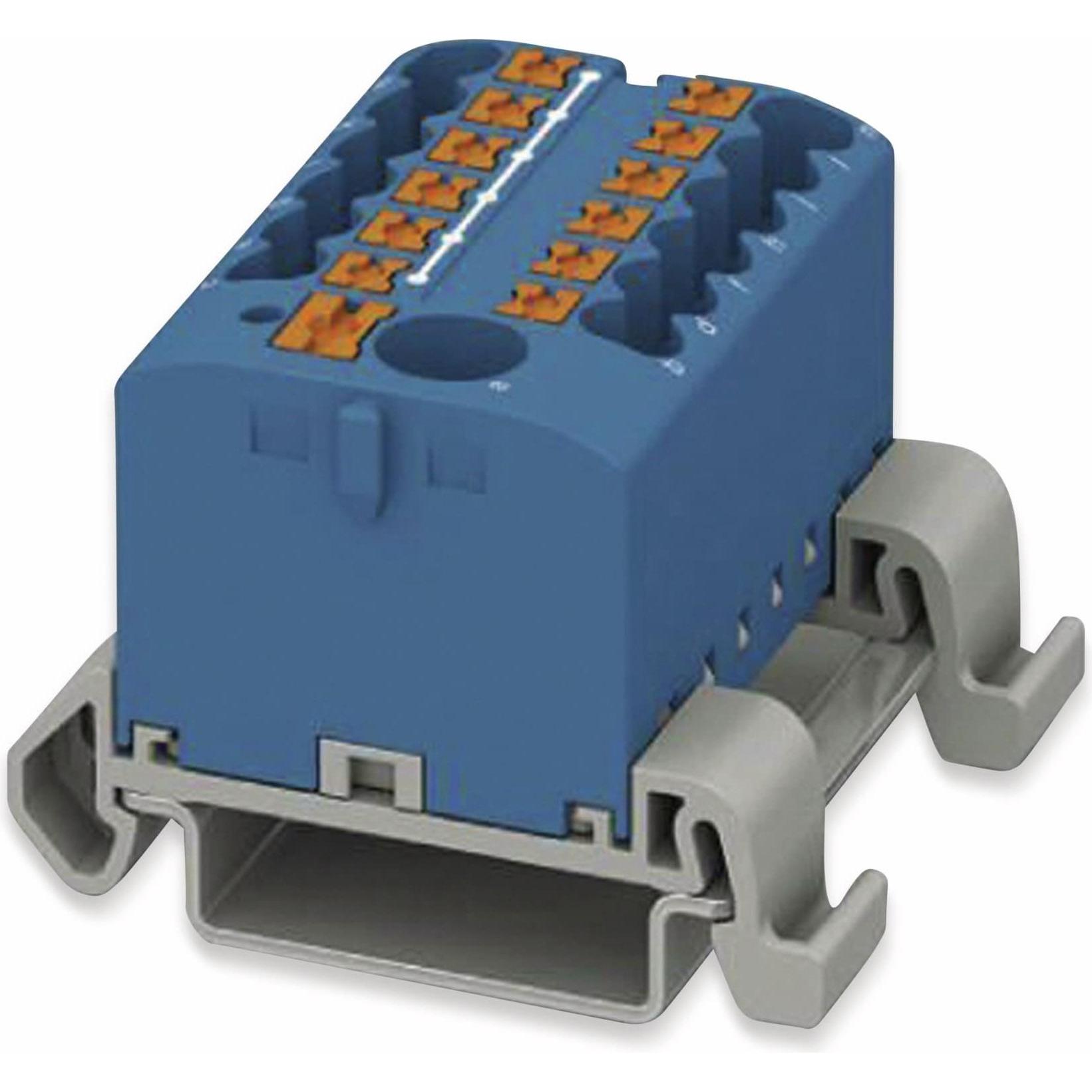 Phoenix Contact, Zubehör Elektroinstallation, Verteilerblock PTFIX6/12X2,5NS35ABU