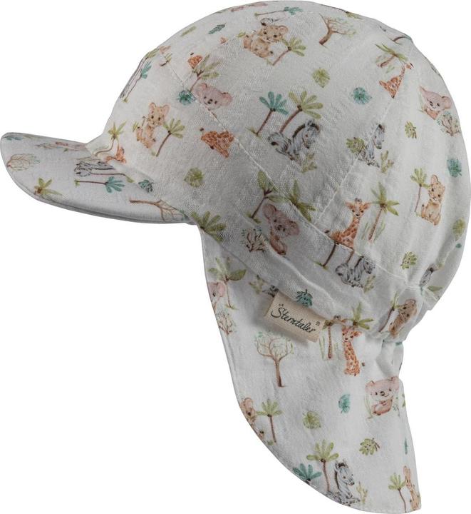 Produktbild Sterntaler Sommermütze mit Nackenschutz Tierbabys Ecru Gr. 51