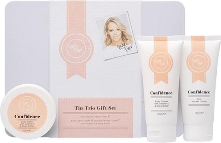 Immagine prodotto Katie Piper Tin Trio Gift Set 100ml Shower Cream, 100ml Body Cream (Set per la cura del corpo)
