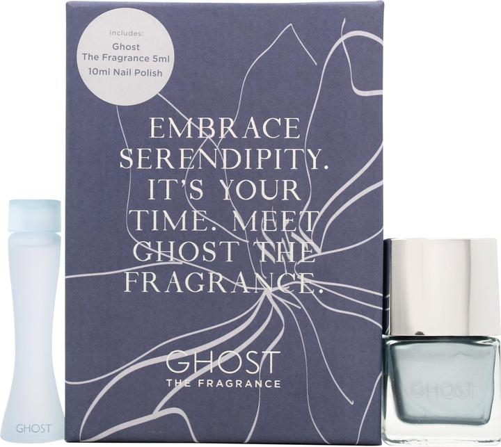 Produktbild Ghost Geschenkset 5ml Eau De Toilette + 10ml Metallic Blue Nagellack (Parfum set)