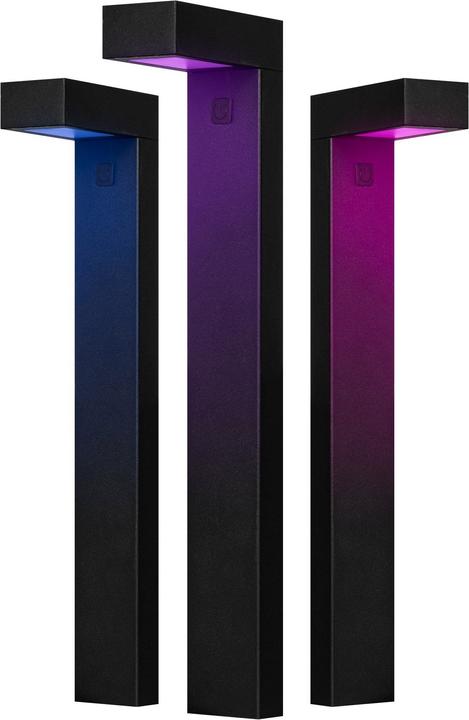 Hombli Smart Outdoor Pathway Light, Black (3-pack) (300 lm, IP65)