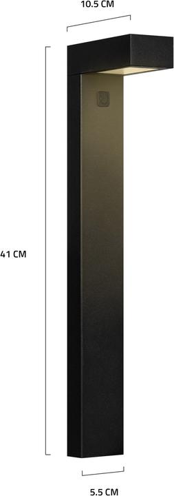 Actual product image Hombli Smart Outdoor Pathway Light, Black (3-pack) (300 lm, IP65)