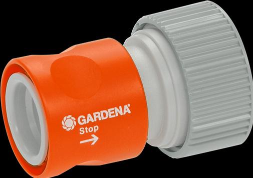 Actual product image Gardena Transition piece with water stop (Transition piece, Water stop, 13 mm)