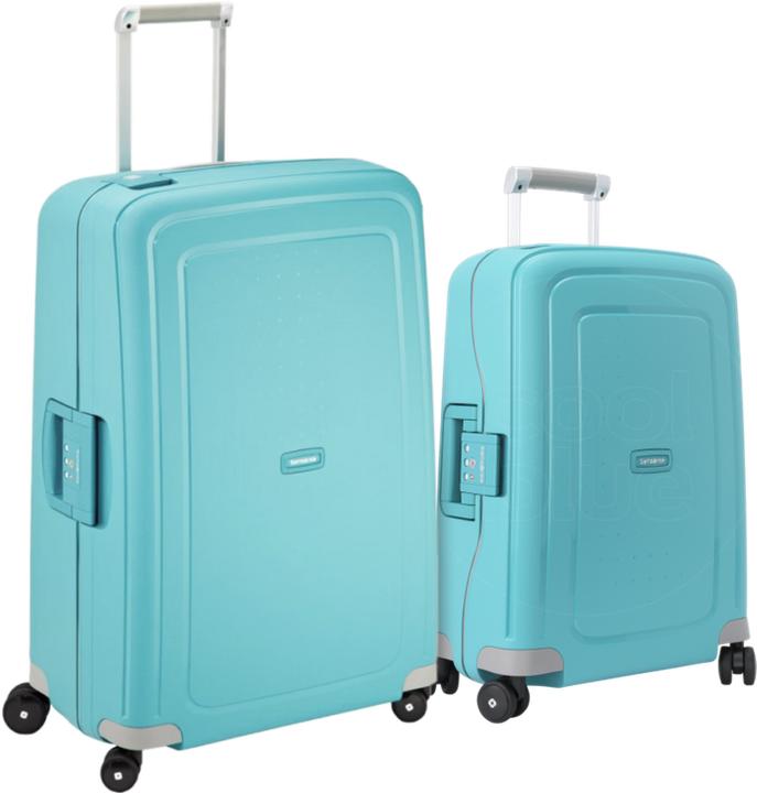 Actual product image Samsonite S'Cure Spinner 55+75cm Aqua Blue (34 l)
